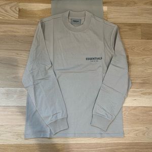 ❌SOLD❌Essentials Fear of God Long sleeve tan shirt. Size small.